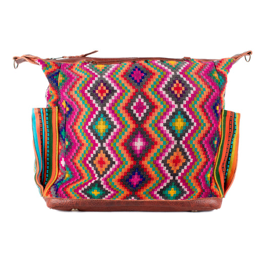 BEATRIZ CDB + DIAMANTE STRAP - OOAK HUIPIL - COPPER - NO. 17303