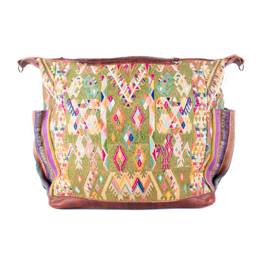 BEATRIZ CDB + DIAMANTE STRAP - OOAK HUIPIL - COPPER - NO. 17305