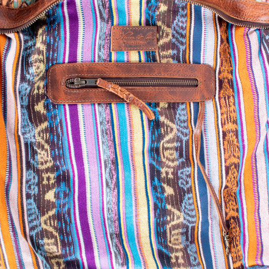 BEATRIZ CDB + DIAMANTE STRAP - OOAK HUIPIL - HONEY - NO. 17318