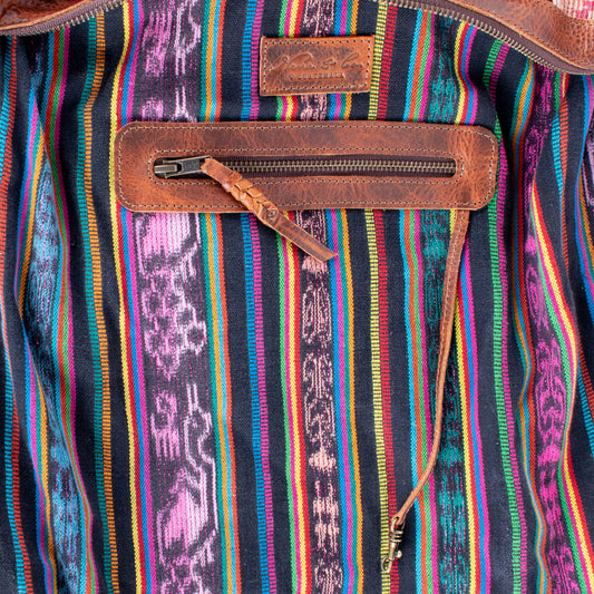 BEATRIZ CDB + DIAMANTE STRAP - OOAK HUIPIL - HONEY - NO. 17322