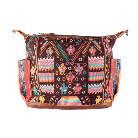 BEATRIZ CDB + DIAMANTE STRAP - OOAK HUIPIL - HONEY - NO. 17326