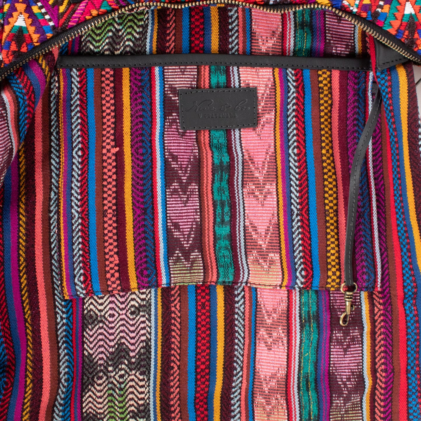 PENELOPE BAG - OOAK HUIPIL - BLACK - NO. 17415