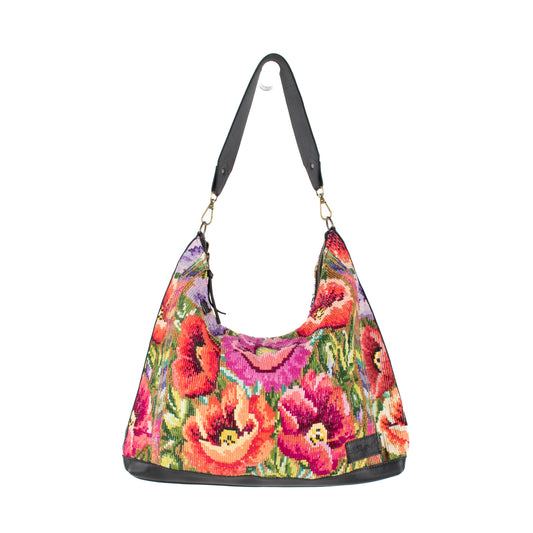 PENELOPE BAG - OOAK HUIPIL - BLACK - NO. 17420