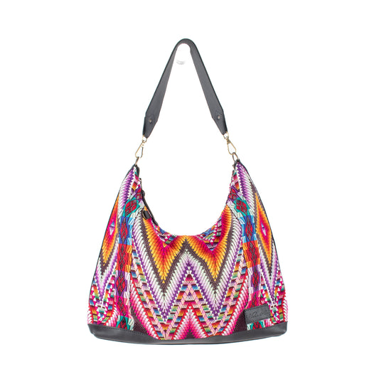 PENELOPE BAG - OOAK HUIPIL - BLACK - NO. 17421