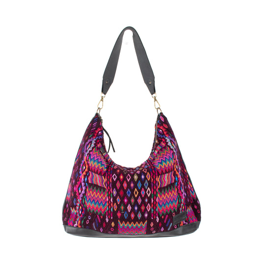 PENELOPE BAG - OOAK HUIPIL - BLACK - NO. 17422