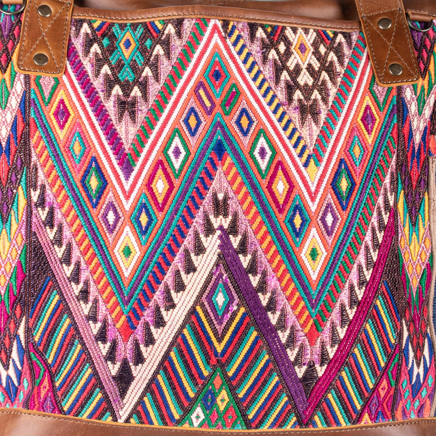 THE PERFECT BAG - OOAK HUIPIL - CAFE - NO. 17442