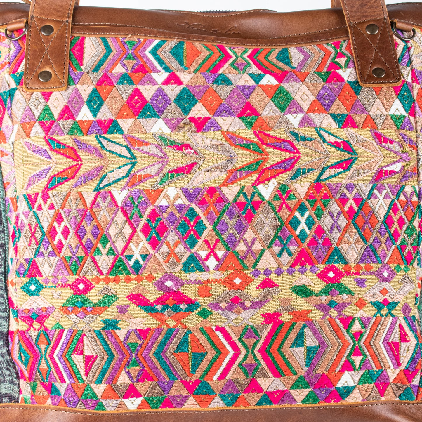 THE PERFECT BAG - OOAK HUIPIL - CAFE - NO. 17444