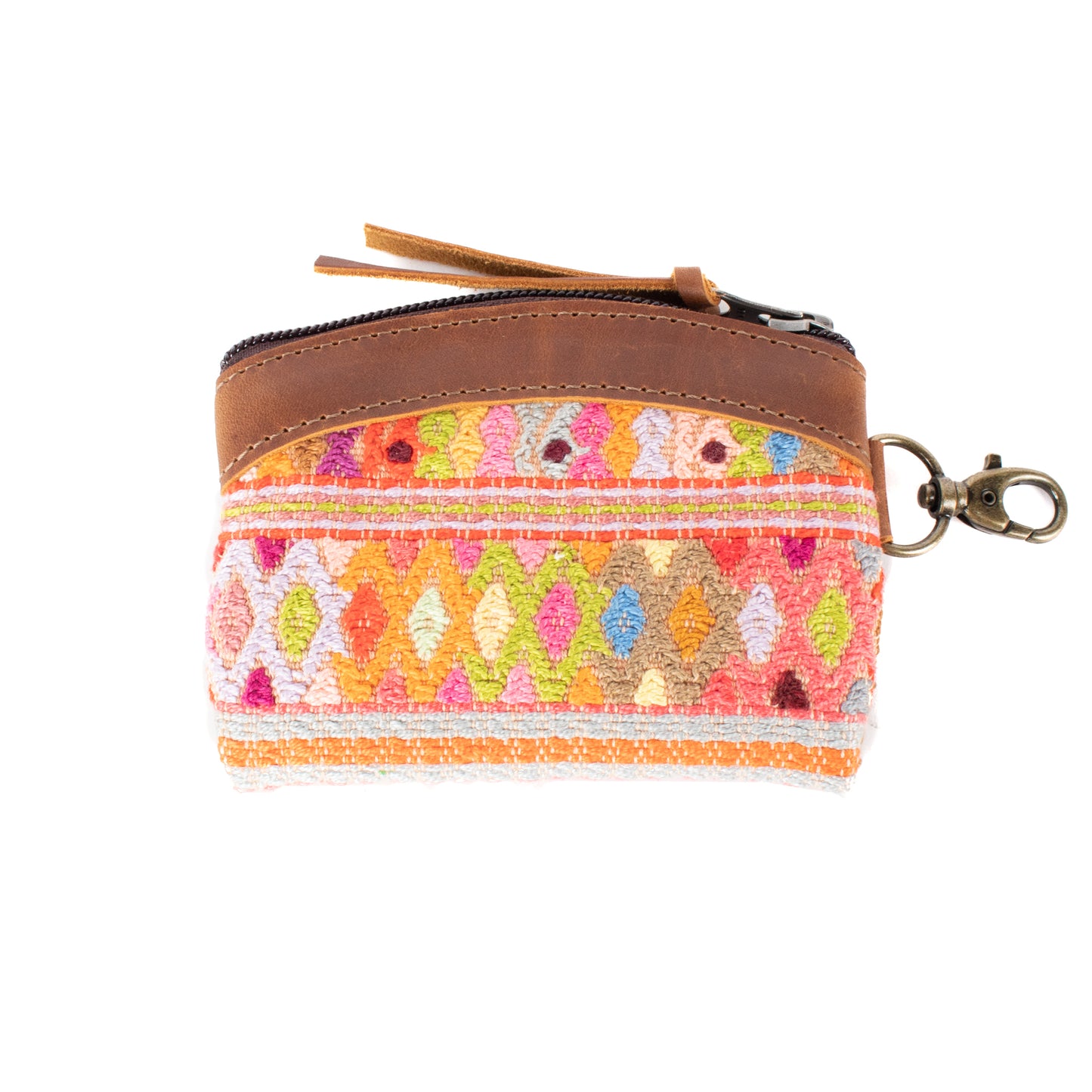 COIN PURSE - OOAK HUIPIL - CAFE - NO. 17465