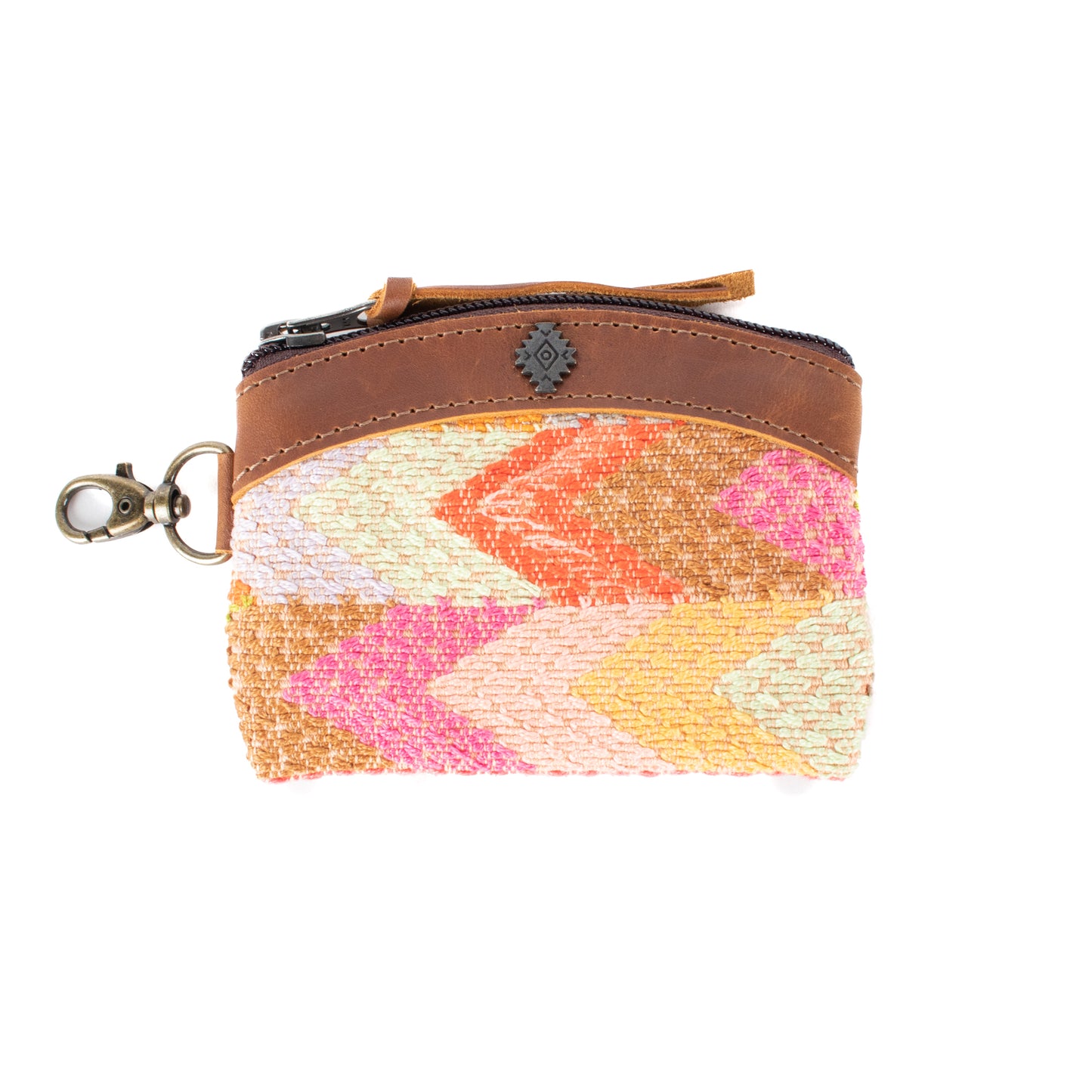 COIN PURSE - OOAK HUIPIL - CAFE - NO. 17465