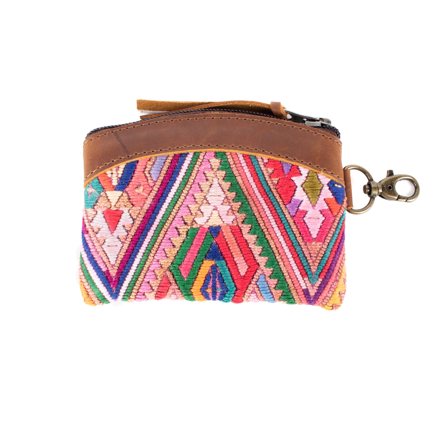 COIN PURSE - OOAK HUIPIL - CAFE - NO. 17467
