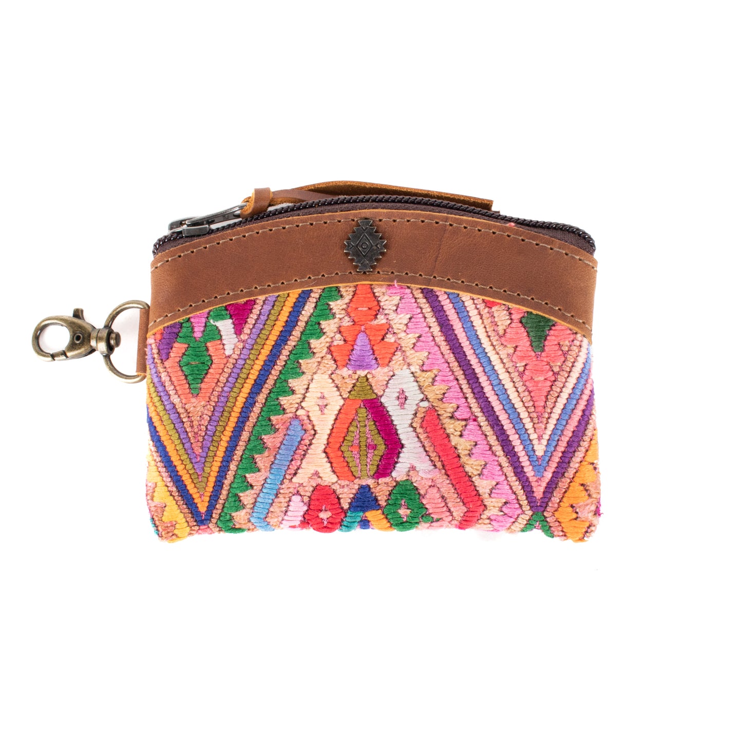 COIN PURSE - OOAK HUIPIL - CAFE - NO. 17467