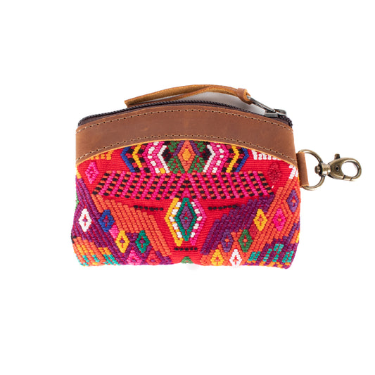 COIN PURSE - OOAK HUIPIL - CAFE - NO. 17468