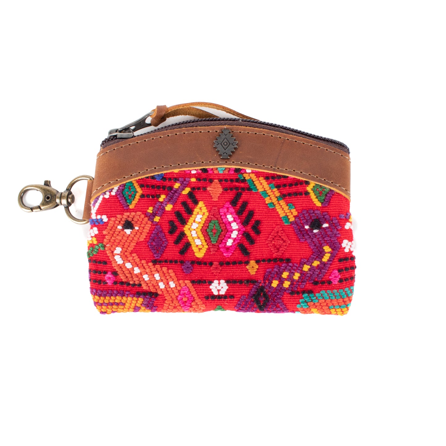 COIN PURSE - OOAK HUIPIL - CAFE - NO. 17468