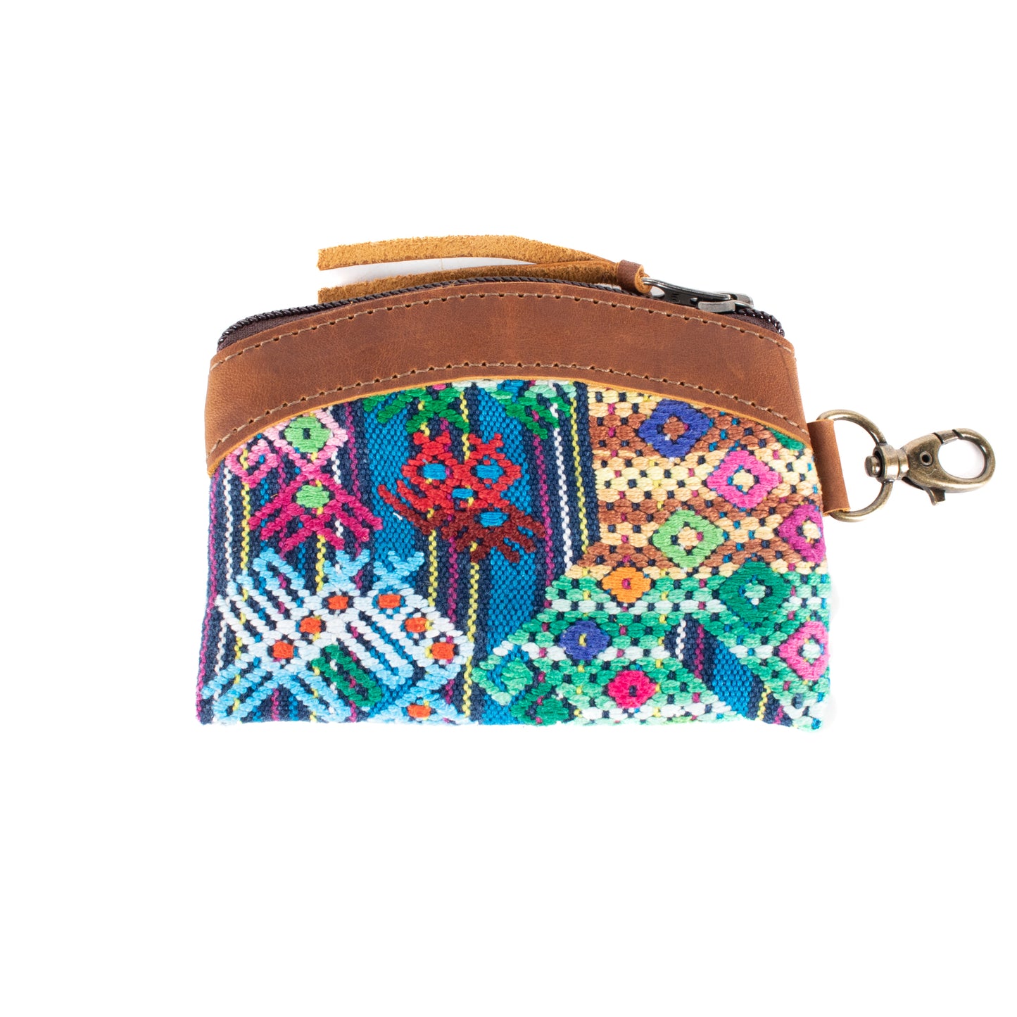 COIN PURSE - OOAK HUIPIL - CAFE - NO. 17471