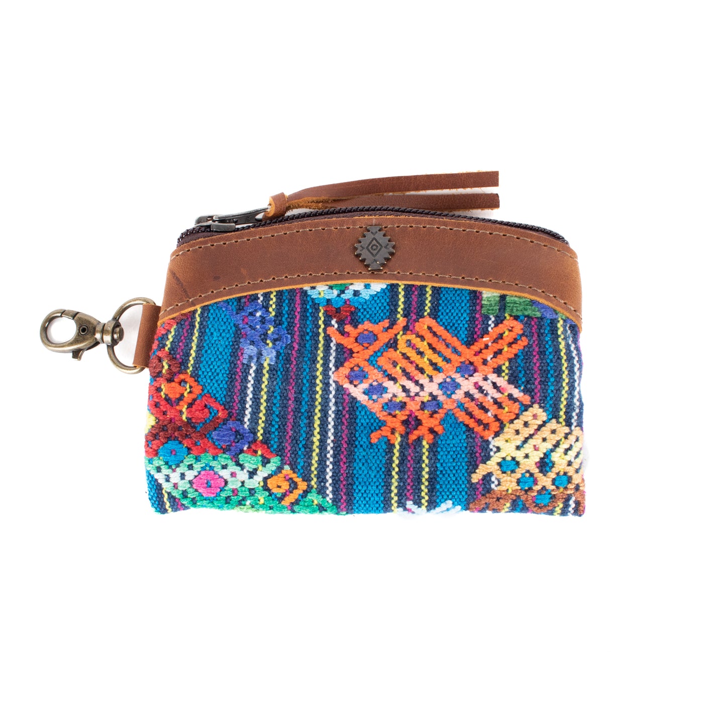 COIN PURSE - OOAK HUIPIL - CAFE - NO. 17471