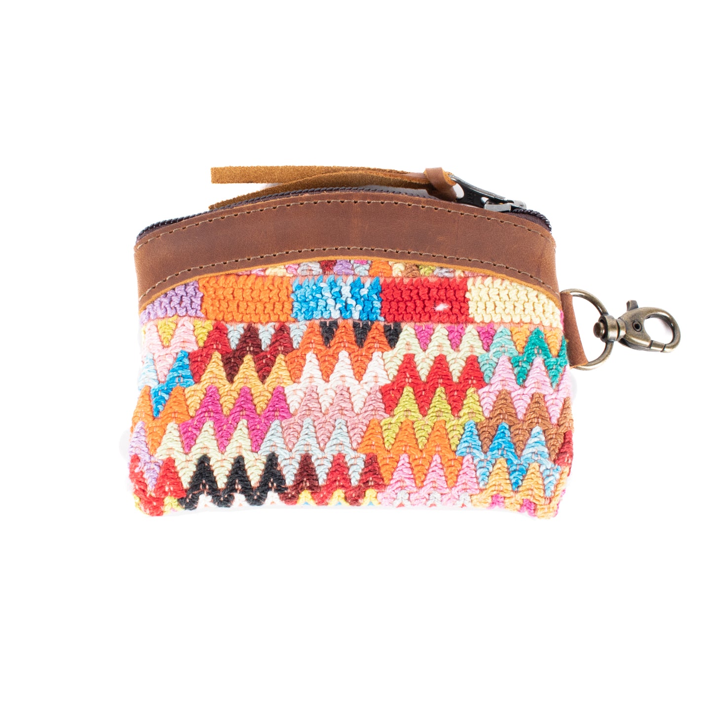 COIN PURSE - OOAK HUIPIL - CAFE - NO. 17473