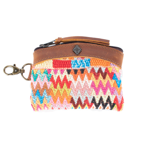 COIN PURSE - OOAK HUIPIL - CAFE - NO. 17473