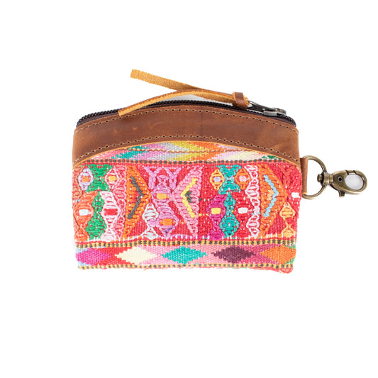 COIN PURSE - OOAK HUIPIL - CAFE - NO. 17477