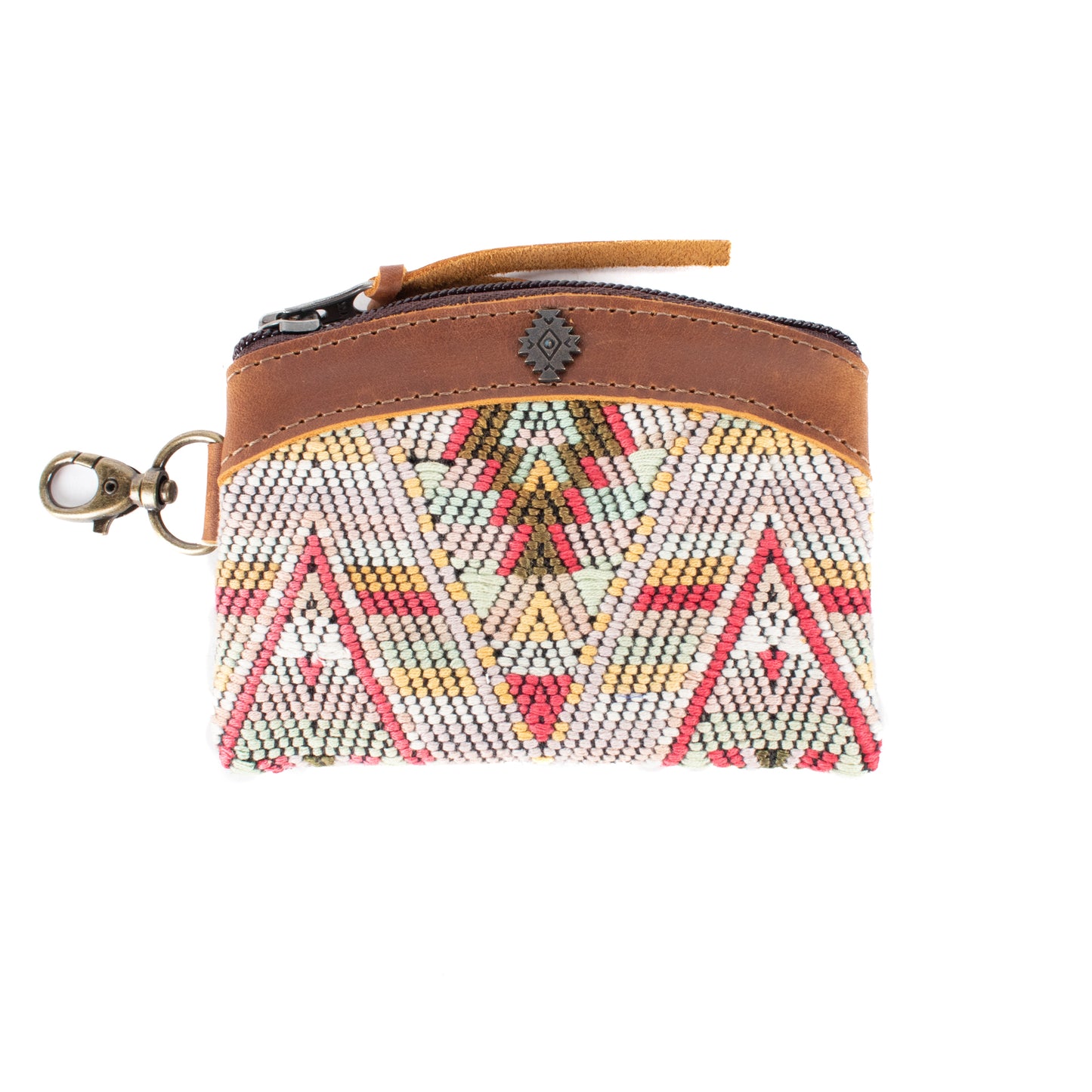 COIN PURSE - OOAK HUIPIL - CAFE - NO. 17478