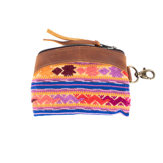 COIN PURSE - OOAK HUIPIL - CAFE - NO. 17482