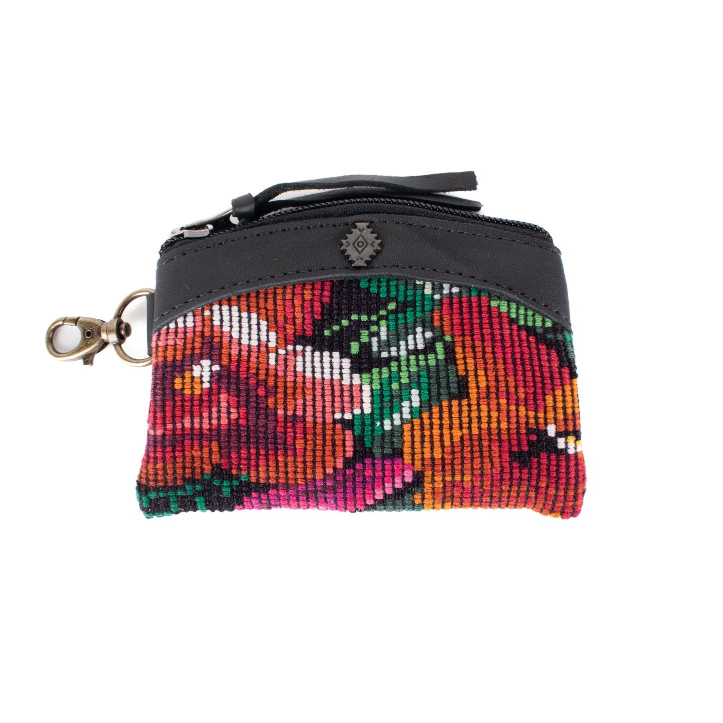 COIN PURSE - OOAK HUIPIL - BLACK - NO. 17485