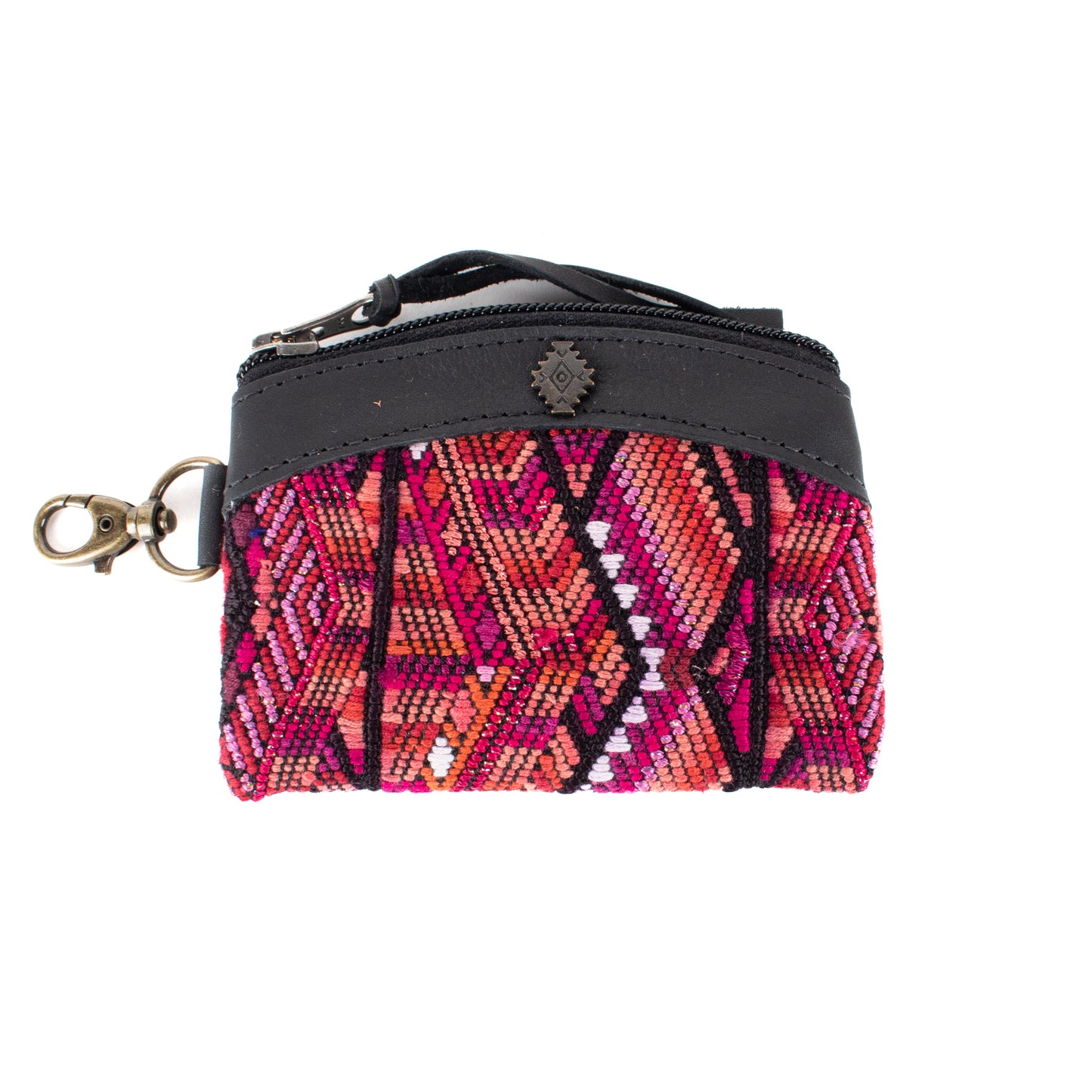COIN PURSE - OOAK HUIPIL - BLACK - NO. 17486
