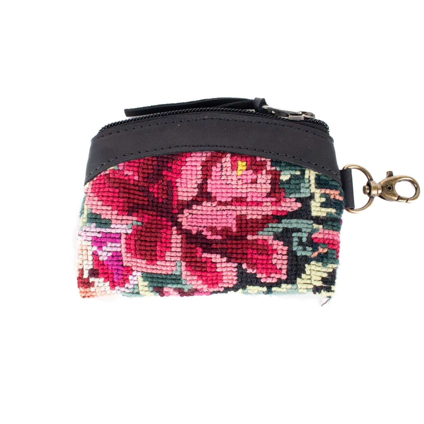 COIN PURSE - OOAK HUIPIL - BLACK - NO. 17488