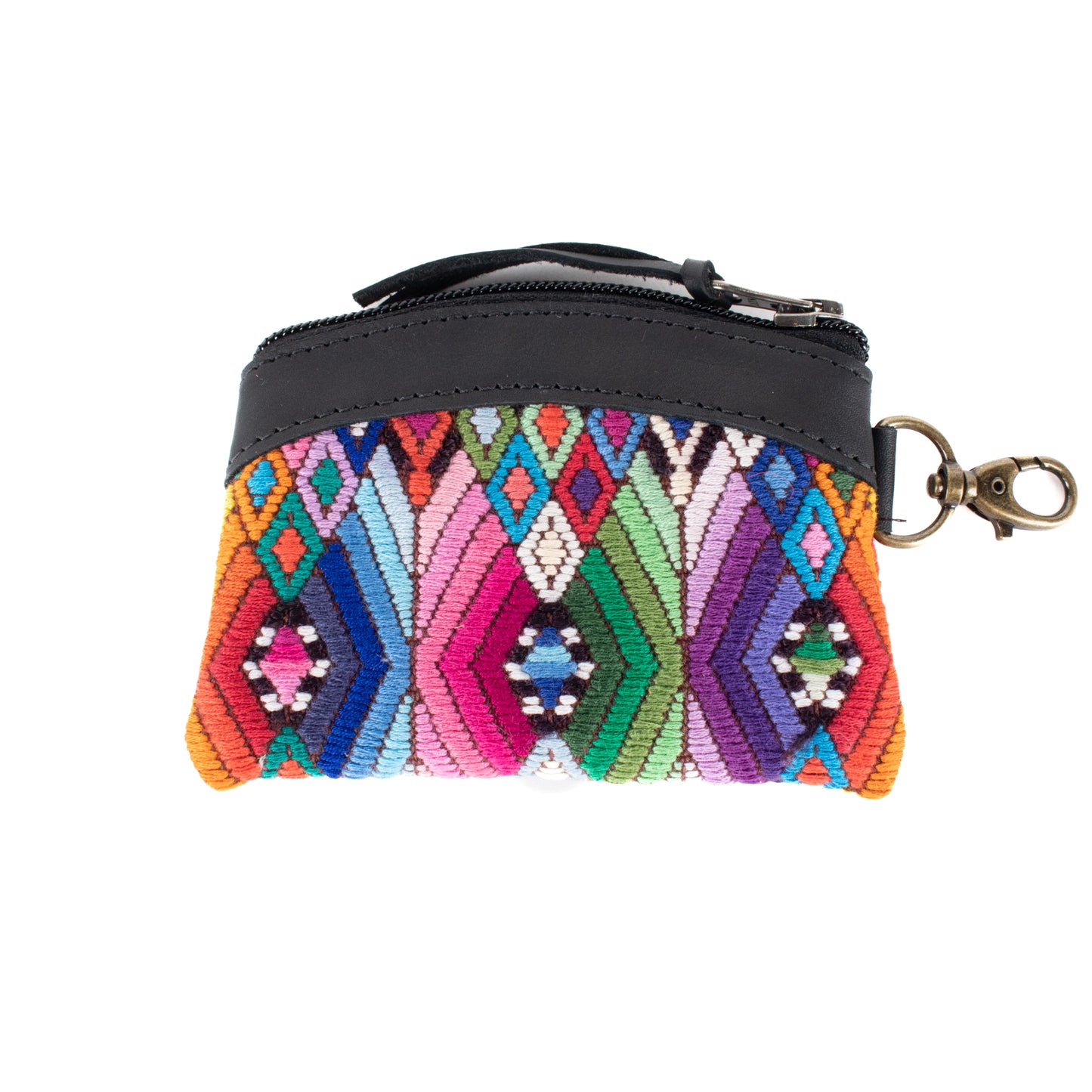 COIN PURSE - OOAK HUIPIL - BLACK - NO. 17489