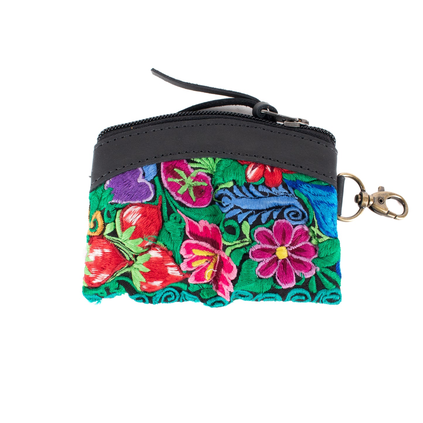 COIN PURSE - OOAK HUIPIL - BLACK - NO. 17491