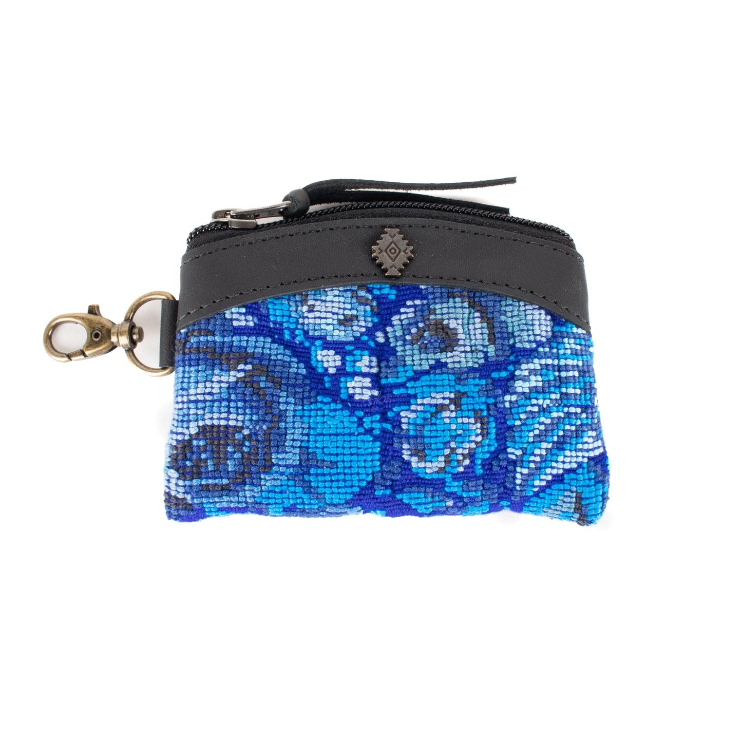 COIN PURSE - OOAK HUIPIL - BLACK - NO. 17492
