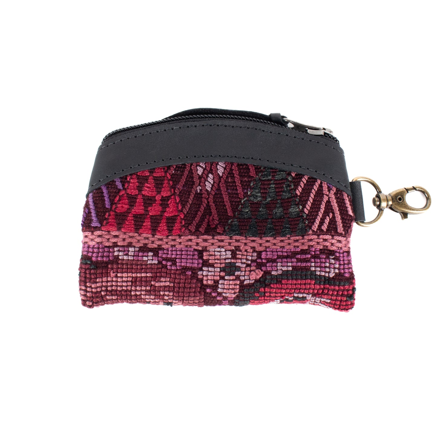 COIN PURSE - OOAK HUIPIL - BLACK - NO. 17493