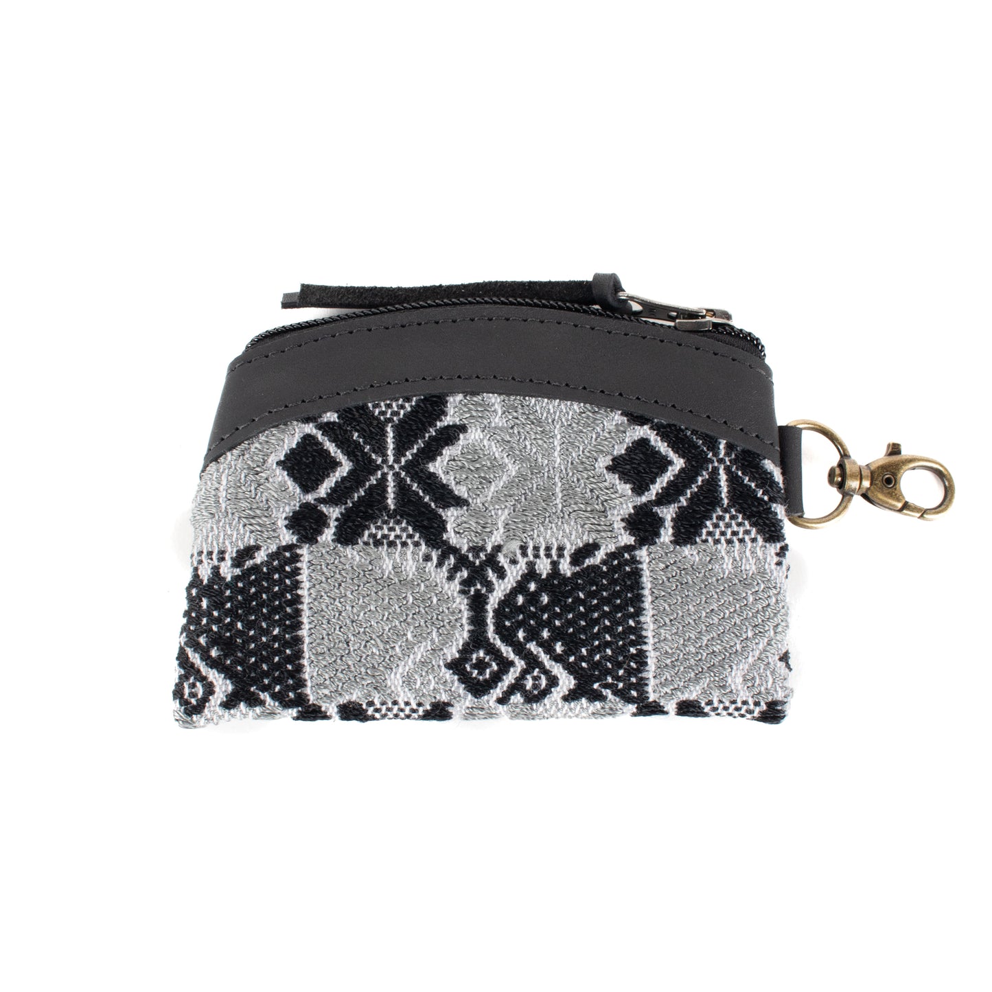 COIN PURSE - OOAK HUIPIL - BLACK - NO. 17494