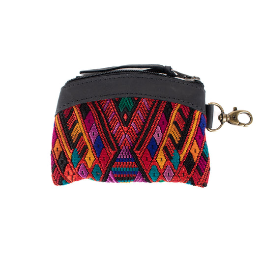 COIN PURSE - OOAK HUIPIL - BLACK - NO. 17496