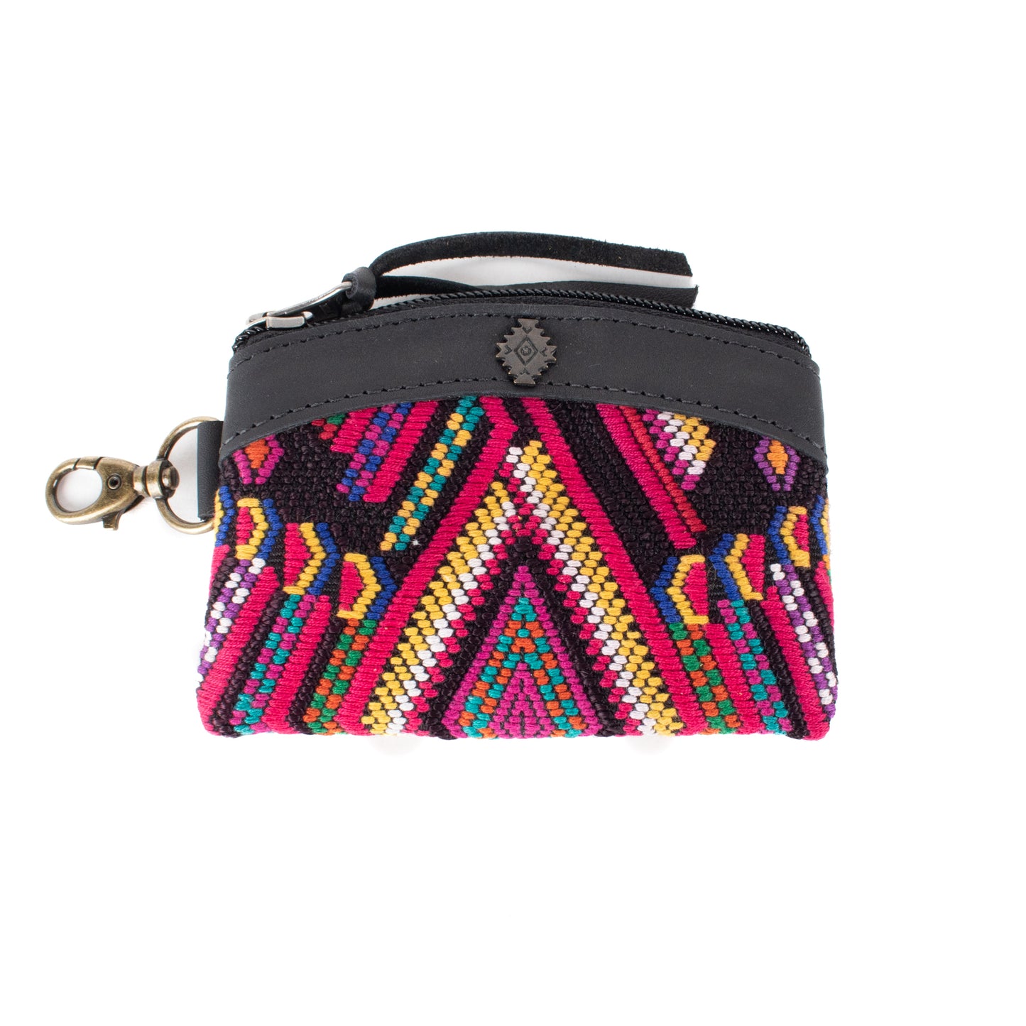 COIN PURSE - OOAK HUIPIL - BLACK - NO. 17497