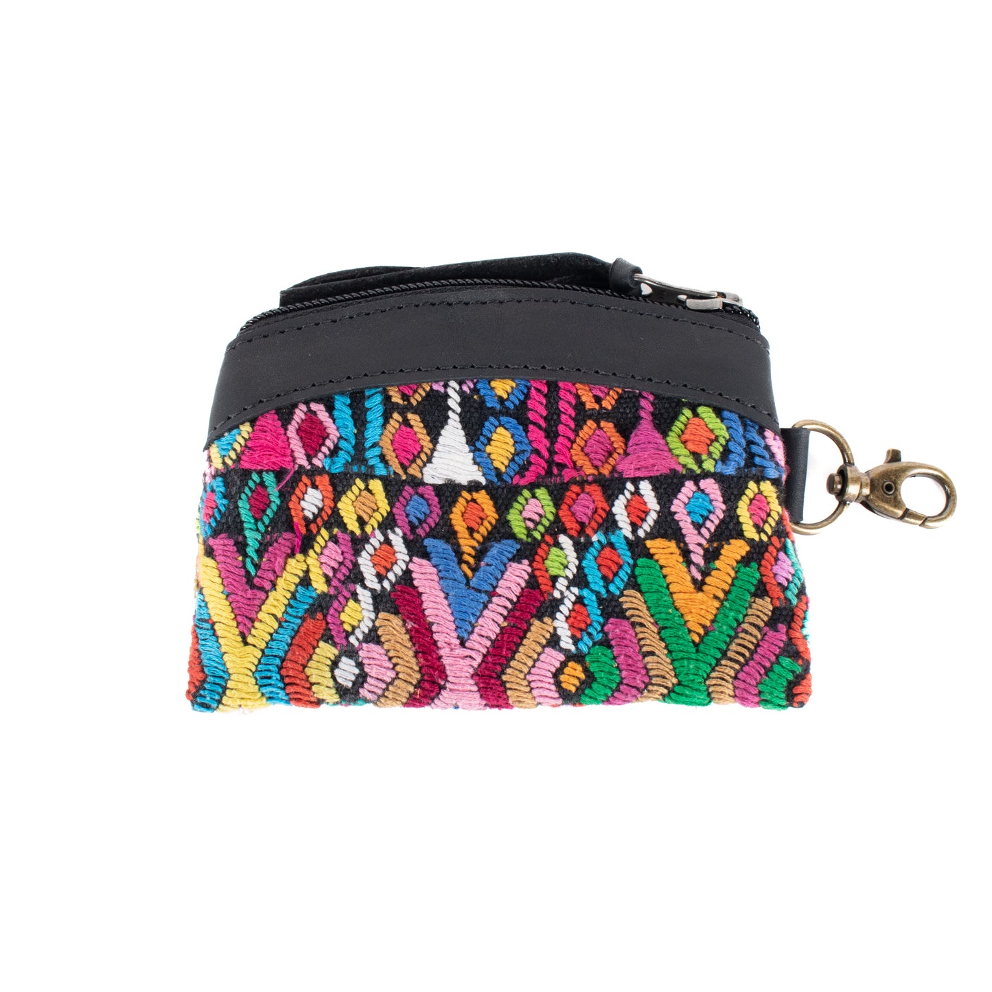COIN PURSE - OOAK HUIPIL - BLACK - NO. 17500