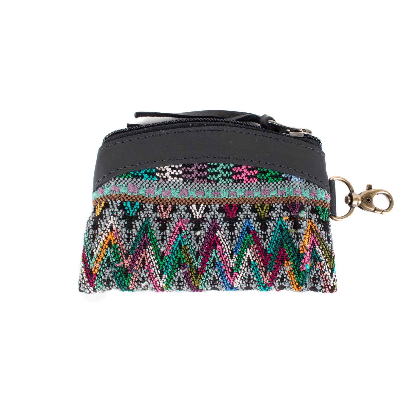 COIN PURSE - OOAK HUIPIL - BLACK - NO. 17502