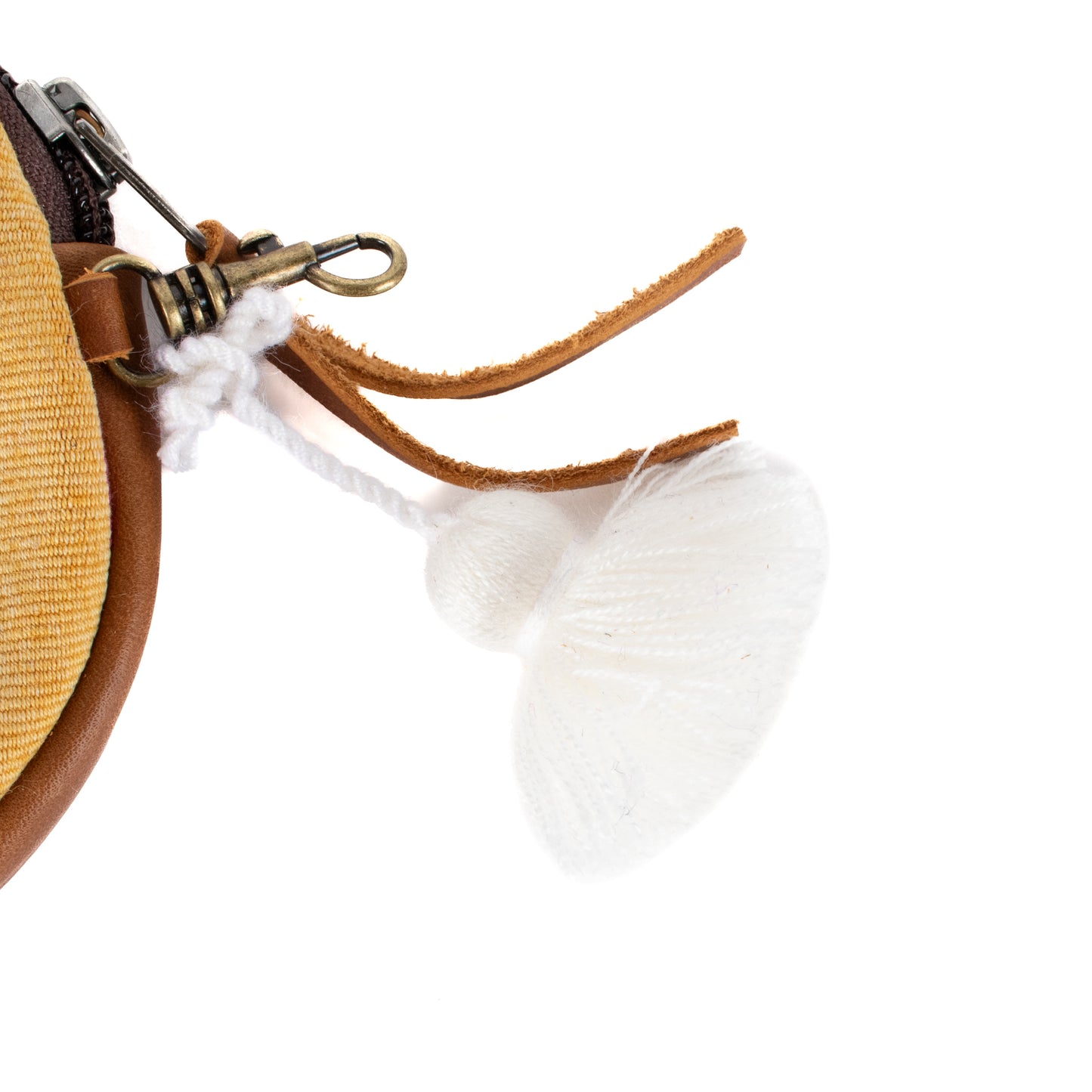 CIRCLE COIN PURSE - CORTE - CAFE - NO. 17535