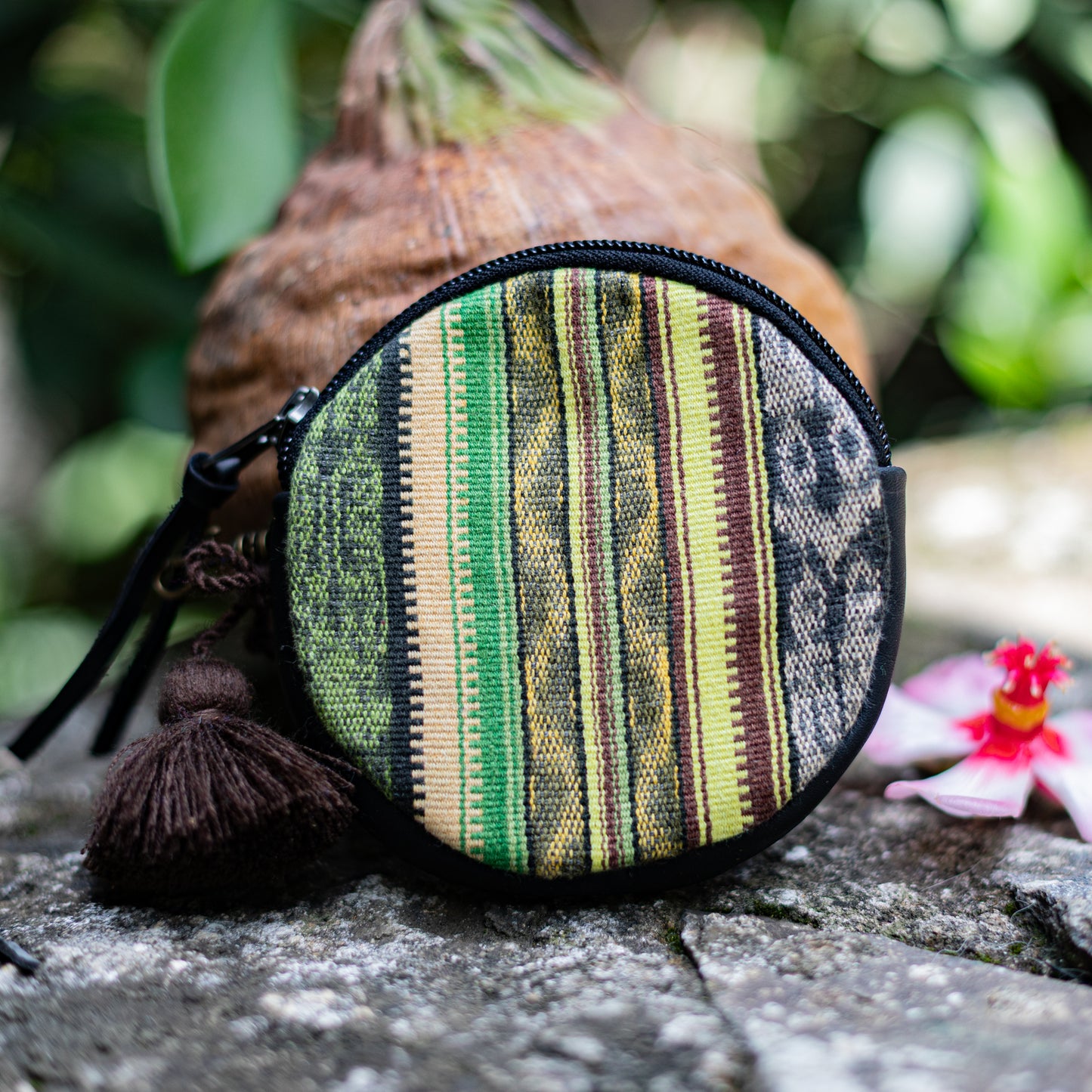 CIRCLE COIN PURSE - CORTE - BLACK - NO. 17564