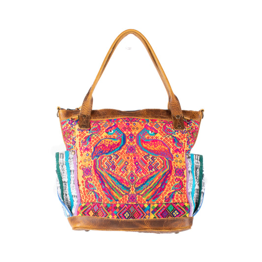 THE MEDIUM PERFECT BAG - OOAK HUIPIL - WRANGLER - NO. 17569