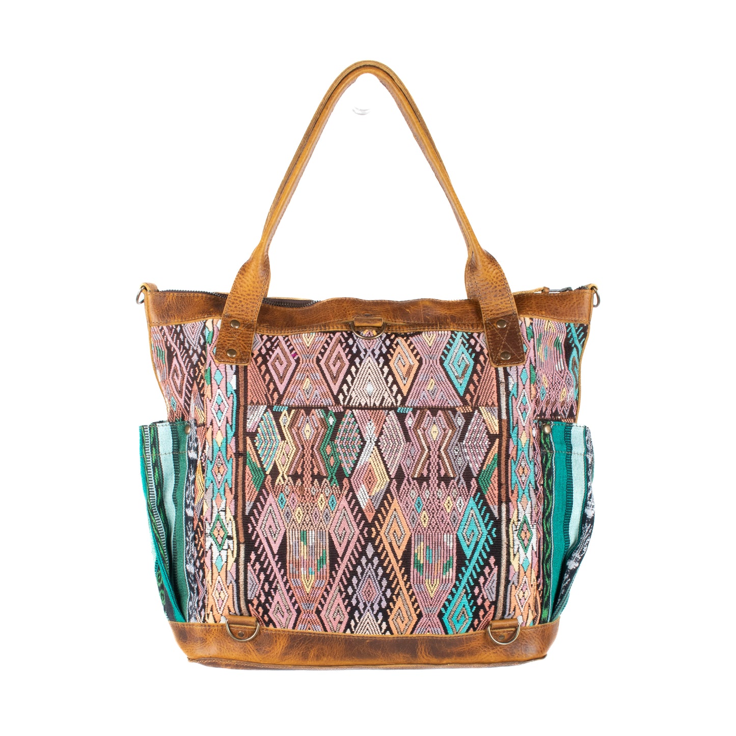 THE PERFECT BAG - OOAK HUIPIL - TAWNY - NO. 17571