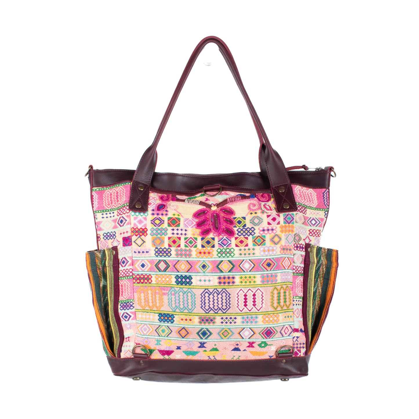 THE PERFECT BAG - OOAK HUIPIL - VINO TINTO - NO. 17572