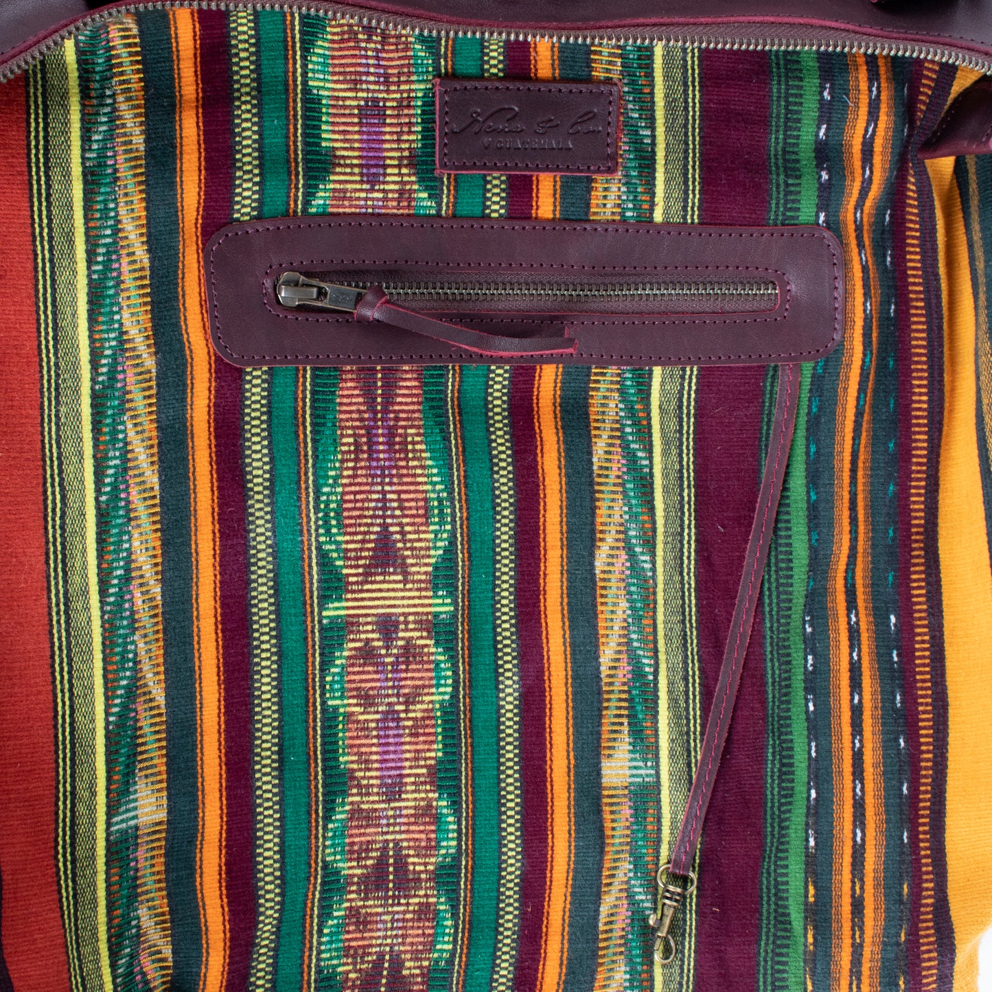 THE PERFECT BAG - OOAK HUIPIL - VINO TINTO - NO. 17572