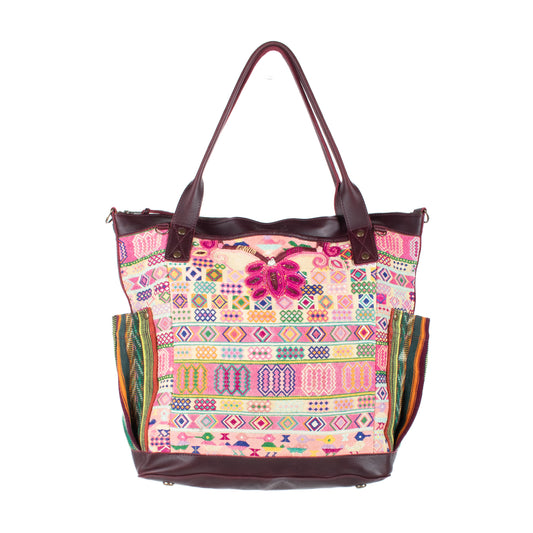 THE PERFECT BAG - OOAK HUIPIL - VINO TINTO - NO. 17572