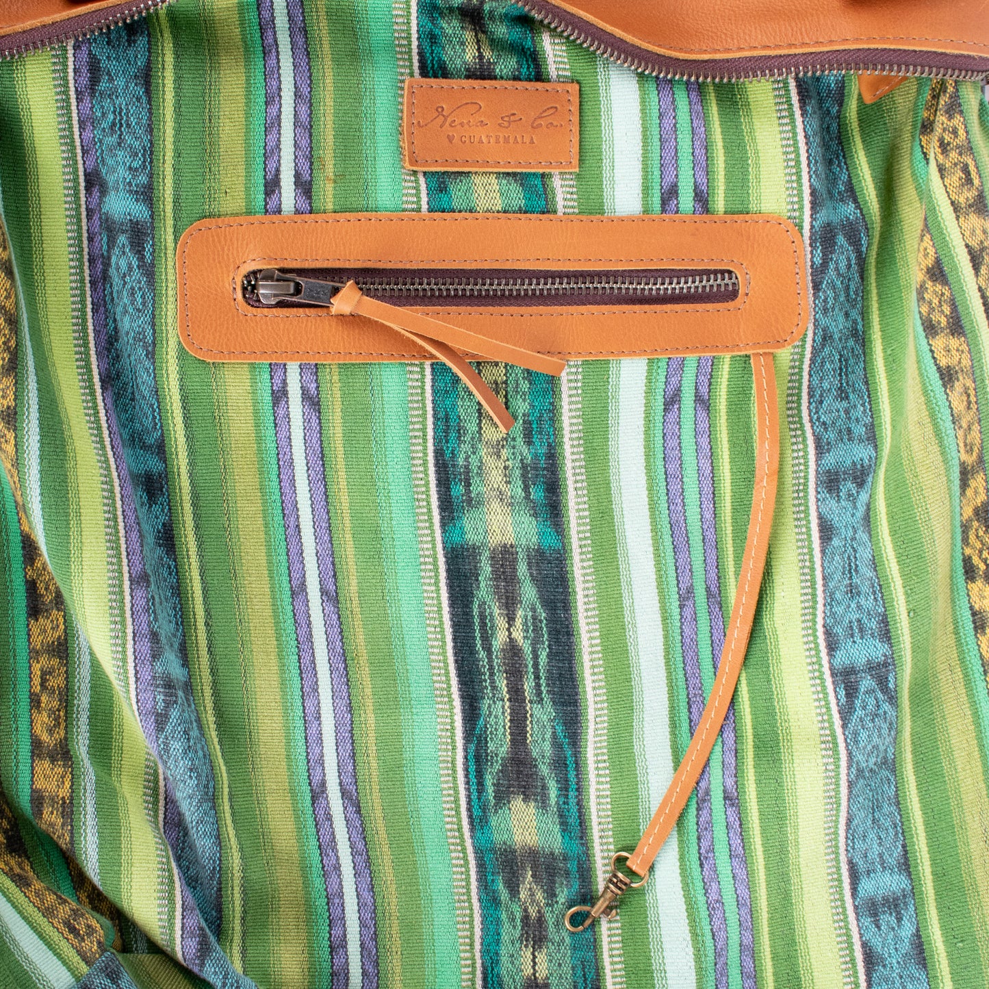 THE PERFECT BAG - OOAK HUIPIL - BRANDY - NO. 17574