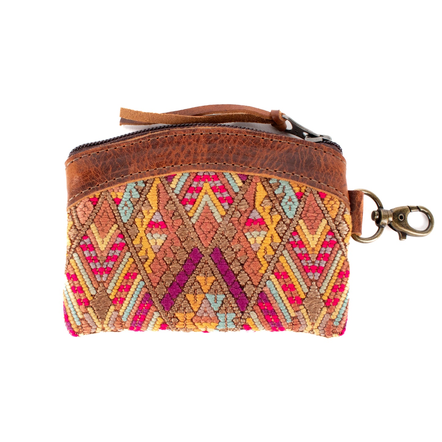 COIN PURSE - OOAK HUIPIL - HONEY - NO. 17638