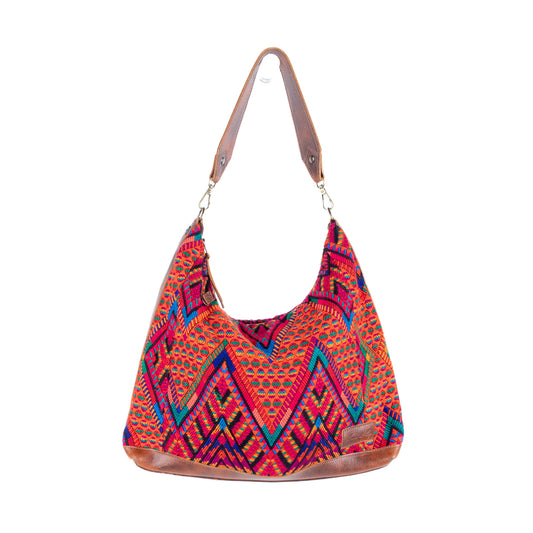 PENELOPE BAG - OOAK HUIPIL - HONEY - NO. 17662 **SHIP WINDOW**