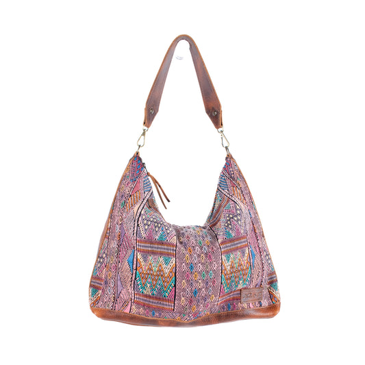 PENELOPE BAG - OOAK HUIPIL - HONEY - NO. 17663 **SHIP WINDOW**