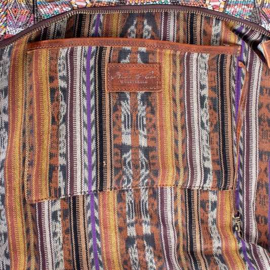 PENELOPE BAG - OOAK HUIPIL - HONEY - NO. 17666