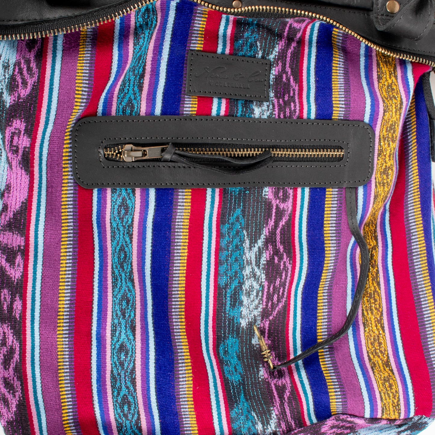 THE MEDIUM PERFECT BAG - OOAK HUIPIL - BLACK - NO. 17710
