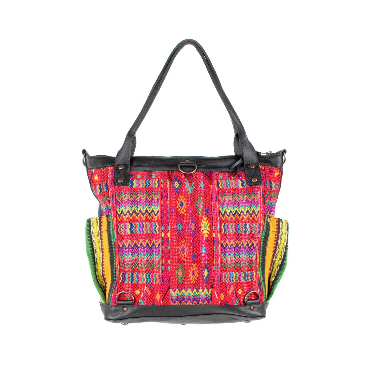 THE MEDIUM PERFECT BAG - OOAK HUIPIL - BLACK - NO. 17711